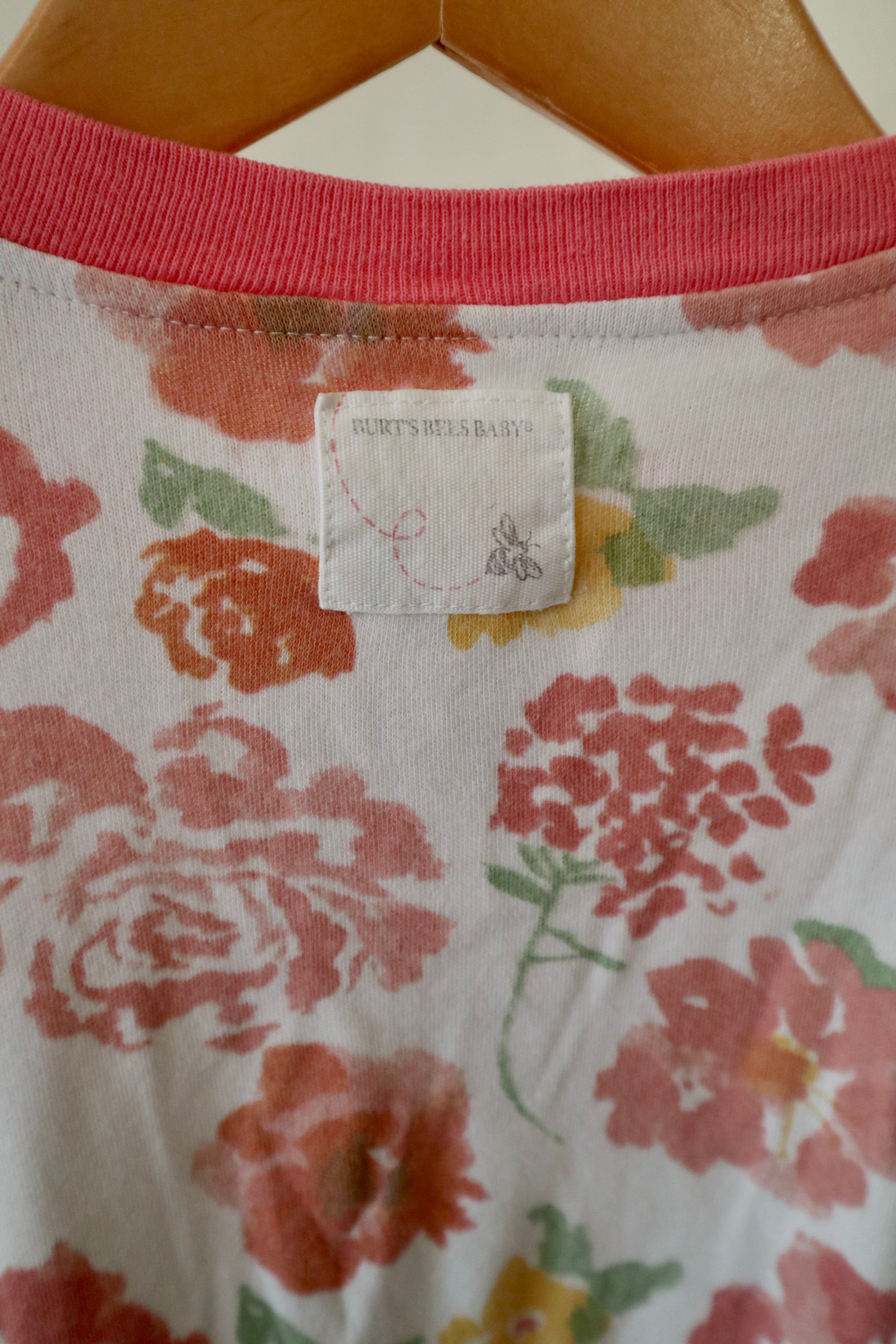Burt's Bees Baby Floral Sleeper — 3–6 Months