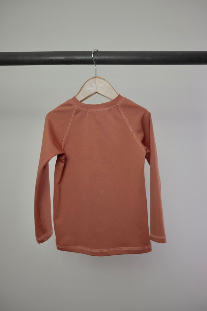 Haven Kids Terracotta Rashguard Swim Set — 2/3T