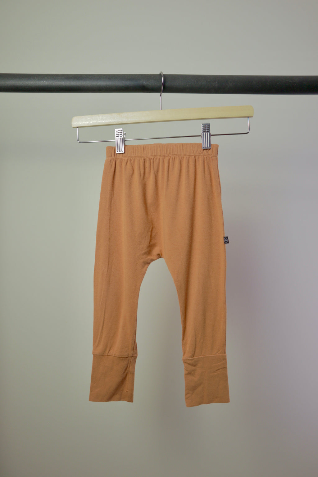 Haven Kids Bamboo Grow-With-Me Pants — Rust — 2T