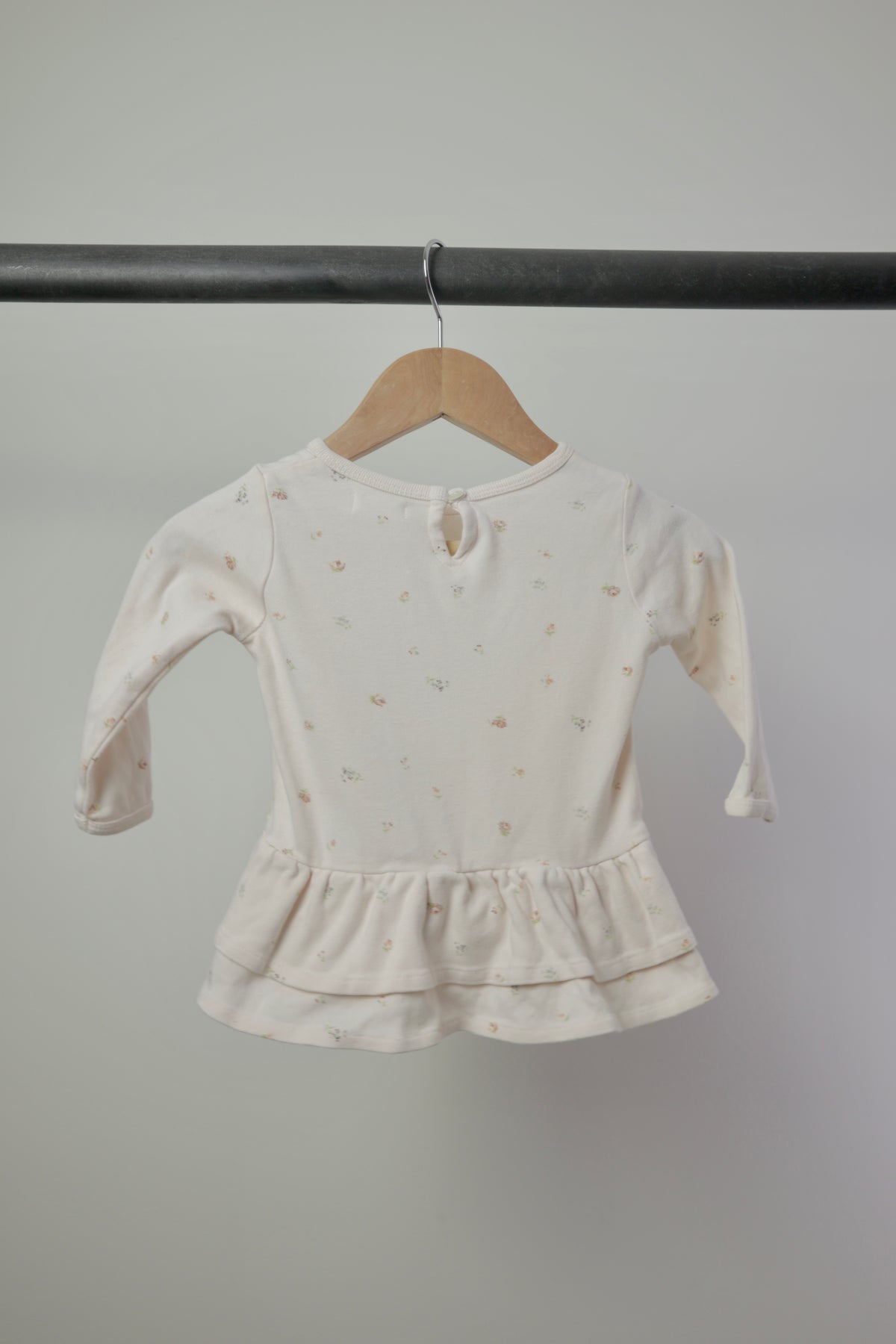 Jamie Kay Floral Peplum Top — 6–12 Months
