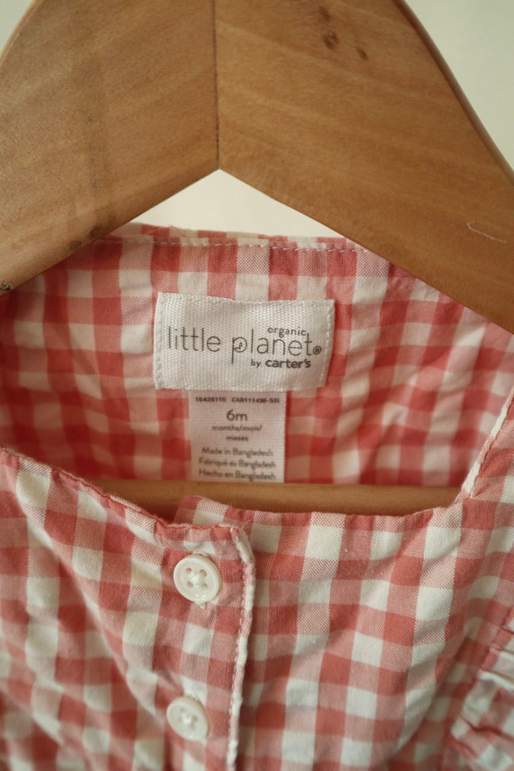 Little Planet by Carter's Organic Cotton Gingham Top — 6M