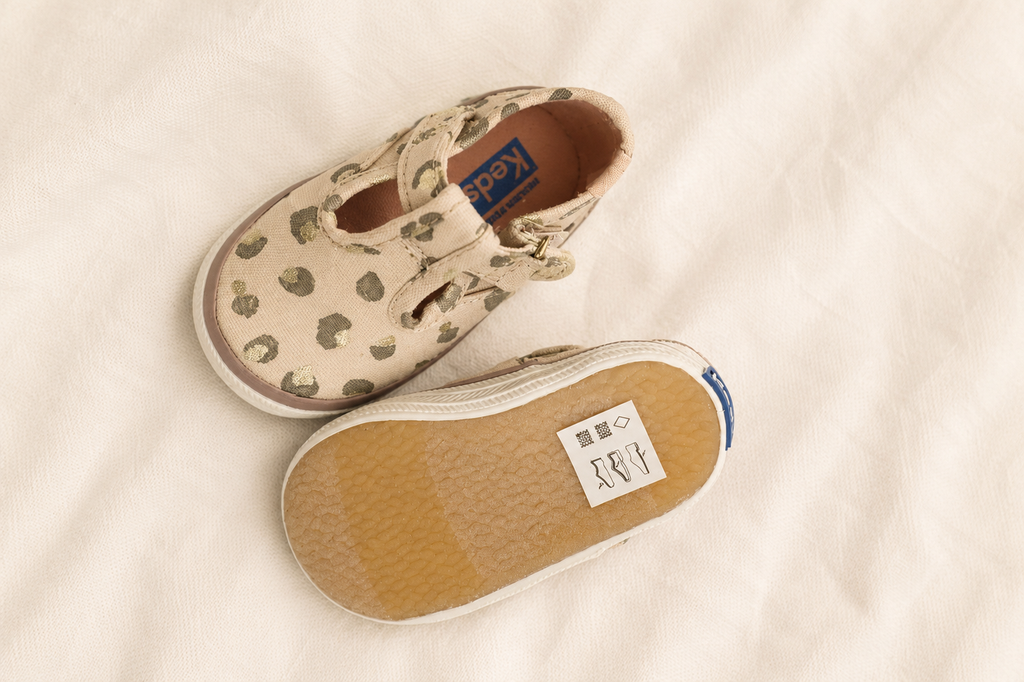 NWT Keds — Leopard Mary Jane Sneakers — Size 2 (EU 19) — 6–12M