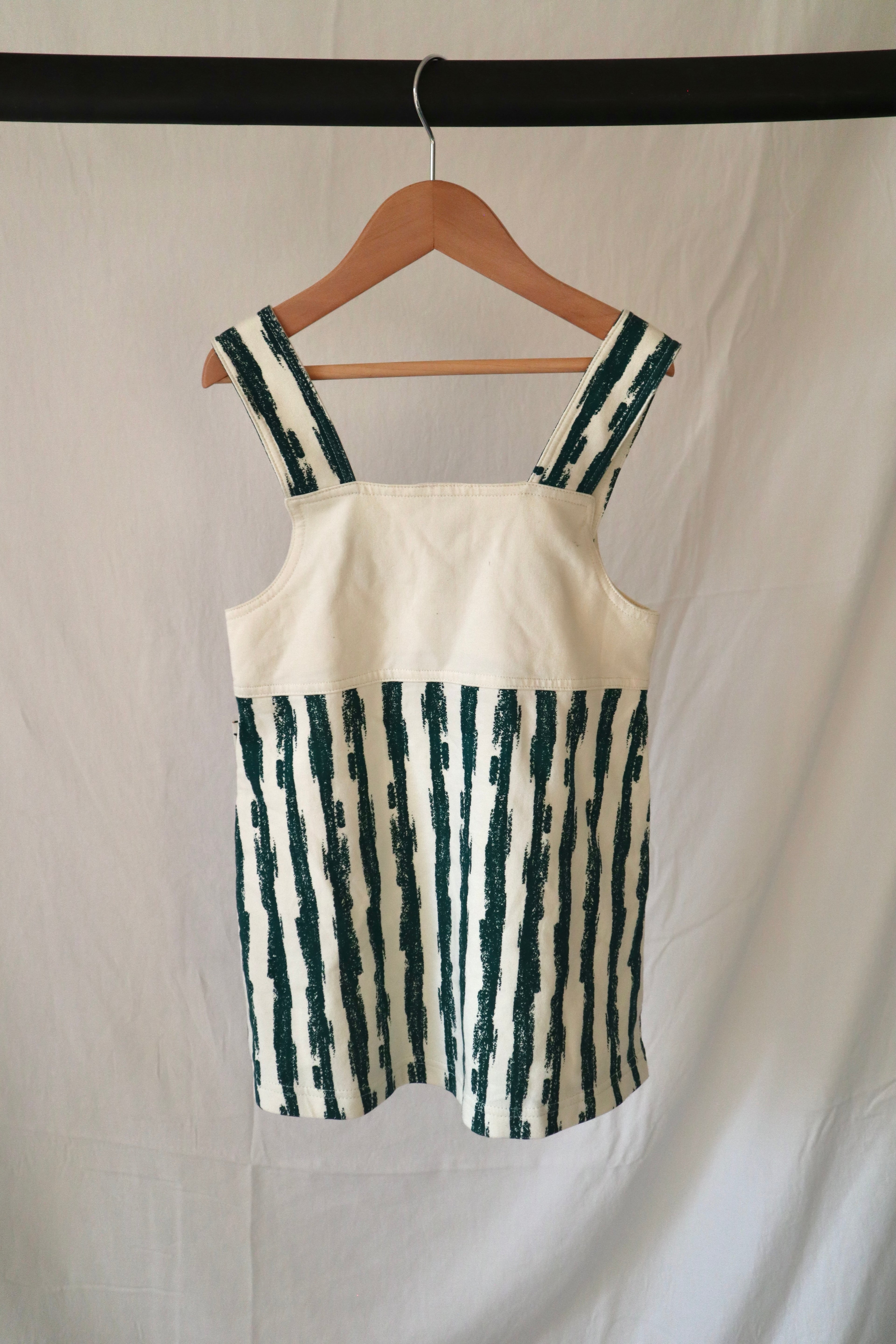 Mini Car — Vintage Garden Pinafore Dress — Size 4