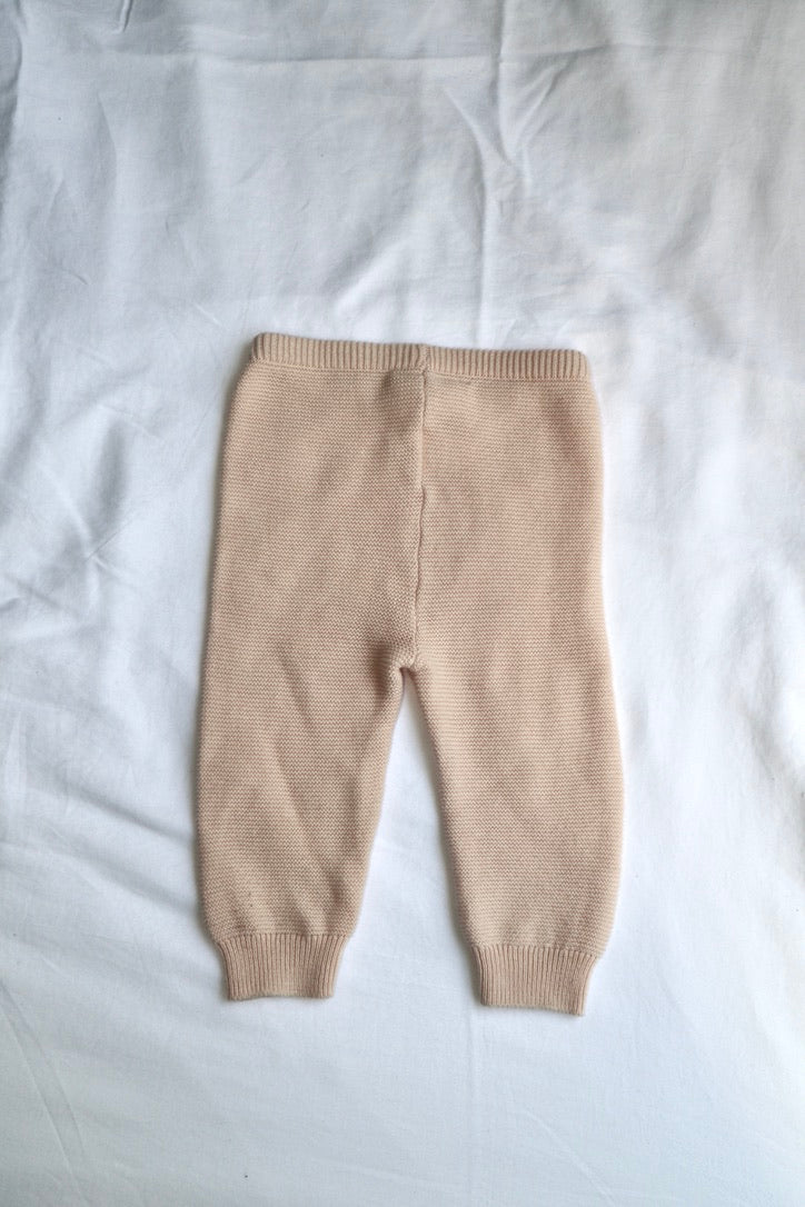 Baby Gap Knit Joggers — Blush Pink — 3–6M — *Imperfect
