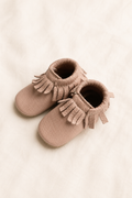 Mini Mocs — Piglet Leather Moccasins with Box — Size 3