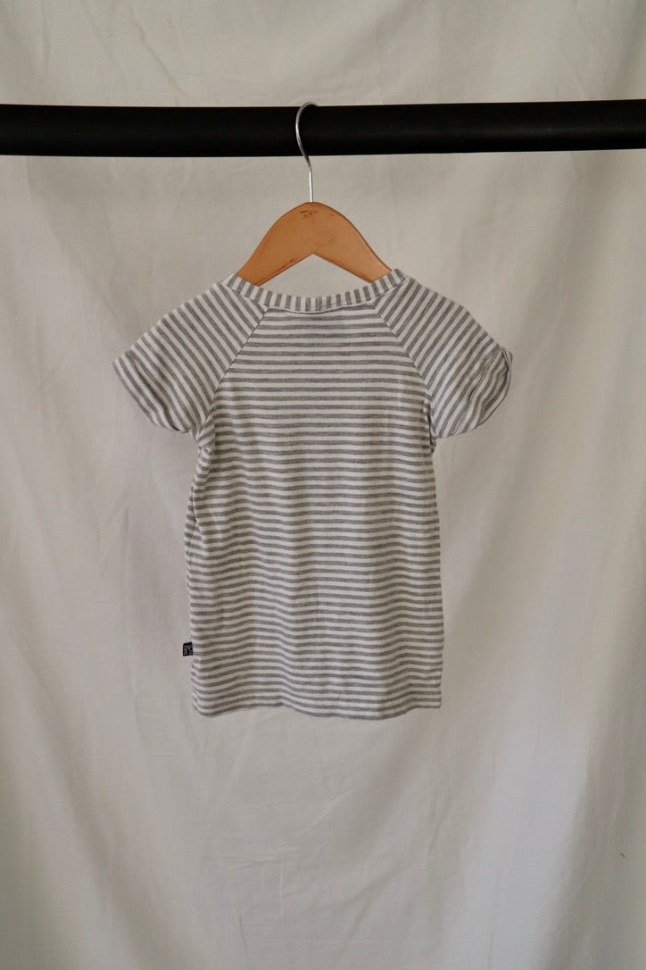 Vonbon Organic Striped Cactus Tee — 3T