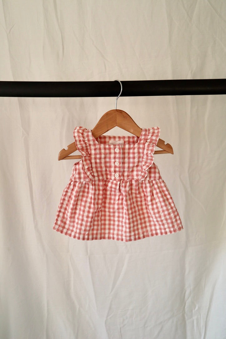 Little Planet by Carter's Organic Cotton Gingham Top — 6M
