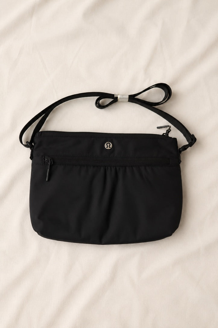 Lululemon — Black Removable Crossbody Pouch from Diaper Bag — Brand New