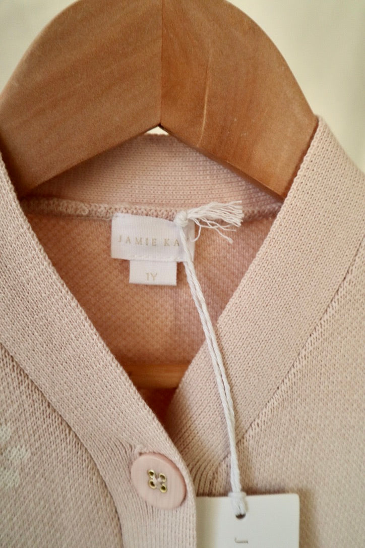 Jamie Kay Marguerite Jacquard Cardigan — 1 Year — NWT