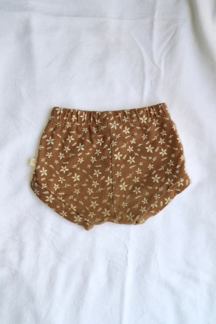 Jax + Lennon — Floral Shorts — Size 0–6 Months
