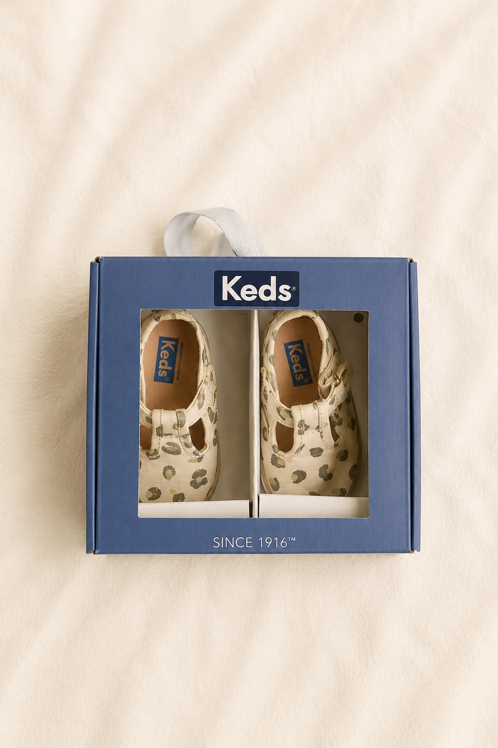 NWT Keds — Leopard Mary Jane Sneakers — Size 2 (EU 19) — 6–12M
