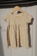 Quincy Mae Organic Cotton Cloud Print Short-Sleeve Dress – 2-3Y